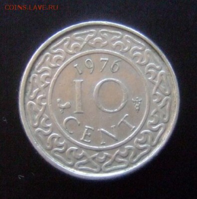 4 - Суринам 10 центов (1976) Р