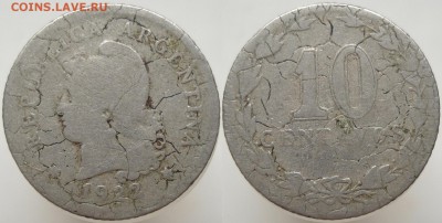 Браки на иностранных монетах - 10c_1922_krokele