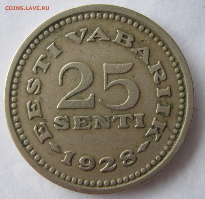 ЭСТОНИЯ 25 сенти 1928, 1 сент 1939. Предродажные. - 003.JPG