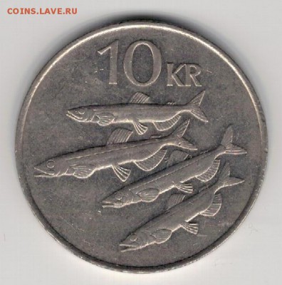 ИСЛАНДИЯ 10 КРОН 1984 МОЙВЫ ДО 02.04 В 22.00МСК (А962) - 4-и10к84а