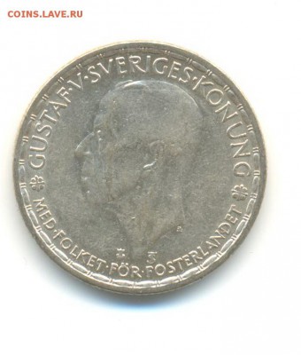 Ag. Швеция 1 крона 1947 . до 1.04 22:00 - 15