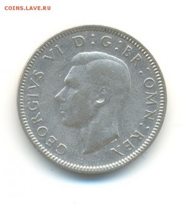 Ag. Британия 1 шиллинг 1939 (шотл.). XF- . до 1.04 22:00 - 4