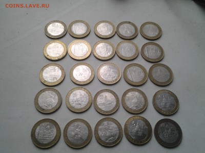 10 рублей биметал Дгр....не частые!!!!2007-2009 . 26 монет - 20150328_142804