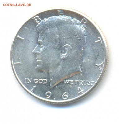 2 доллара 1964. AU . до 1.04 22:00 - 12