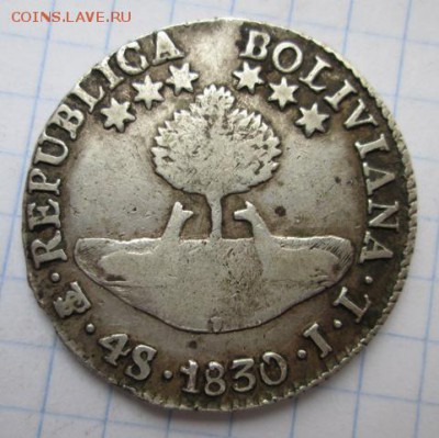 4 реала. Боливия.1830г. вес 13.3гр - IMG_8616