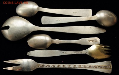 Столовое серебро(разные предметы одним лотом) - Столовое серебро_1_2 [50%]