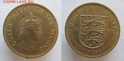 4 шиллинга 1957 до 04.04.15 в 22.00 - 303 4 Джерси 1-4 шиллинга 1957