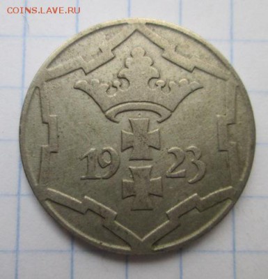 10 пфеннигов. Данциг. 1923 год.Никель. - IMG_8565