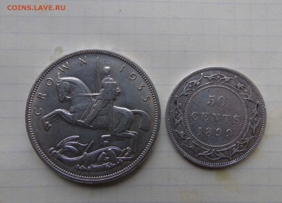 Серебряные монеты 1899 и 1935г - 1 евр