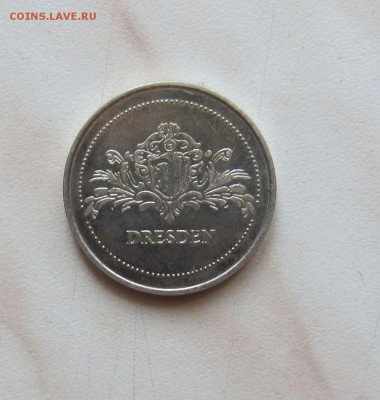 Жетон собор Хофкирхе (Дрезден) на оценку - ж_3