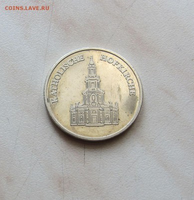 Жетон собор Хофкирхе (Дрезден) на оценку - ж_2