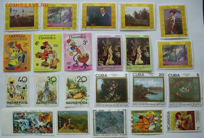 Марки МИРА. ИСКУССТВО. (марки,блоки).  До 03.04.15 г.. - IMG_4249.JPG