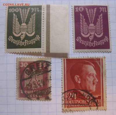 РЕЙХ,4 марки:служеб.и Гитлер(2гаш.+2 чистые)!до 31.03.2015 - IMG_3288.JPG