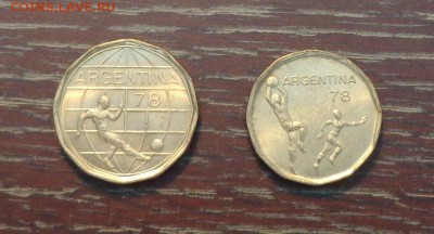 АРГЕНТИНА - ФУТБОЛ наб. 2 шт. до 5.04, 22.00 - Аргентина 1978 спорт 2 шт.
