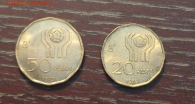 АРГЕНТИНА - ФУТБОЛ наб. 2 шт. до 5.04, 22.00 - Аргентина 1978 спорт 2 шт.1