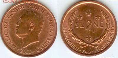 FAO-Западное Самоа 2 сене 2000г до 21.00 мск 05.04.2015 - Западное Самоа 2 сене 2000г FAO