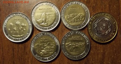 Аргентина биметалл 6 монет до 05.04.2015 - Изображение 005