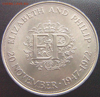 Отличная британская памятная крона 1972; до 31.03_22.18мск - 9161