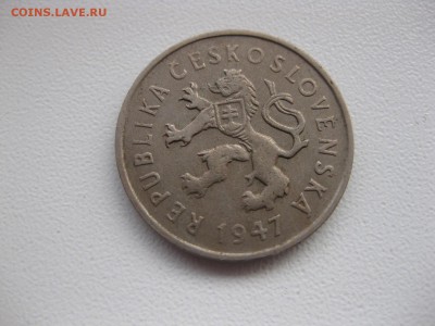 ЧЕХОСЛОВАКИЯ,2 кроны 1947г(хорошая)!до 2.04.2015 - IMG_3640.JPG