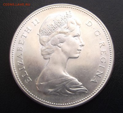 1 Dollar Ag Канада - 100 лет конфедерации (Гусь) - Без имени-3