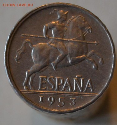 Испания 5 сантимов 1953 - оценка - Spain53.JPG