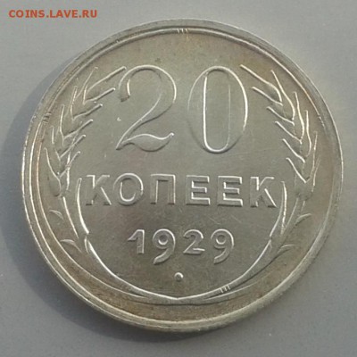 С рубля! 20 копеек 1929 г. Красивая! 05.04.2015 до 22.00 МСК - 20150321_134402