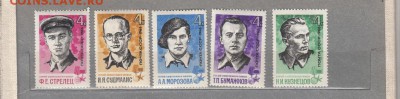марки СССР партизаны 1966г - 4