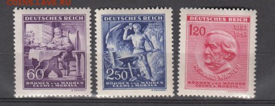 марки Богемия и Моравия 1943 - 24
