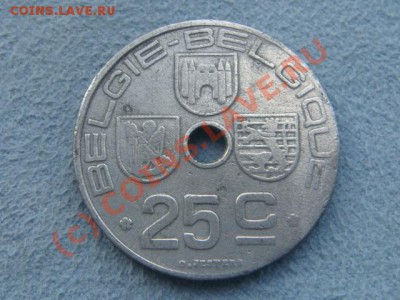 -v- Бельгия 25 сантимов 1943г. до 20.06(21.00) - 7DSC05757.JPG