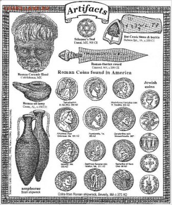 И опять - одним абзацем! - roman-artifacts-in-america