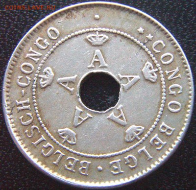 Бельгийское Конго_10 сантимов 1911; до 01.04_22.00мск - 9166