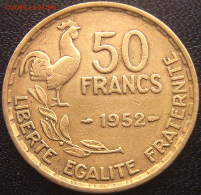 Франция_50 франков 1952; до 01.04_22.08мск - 9312