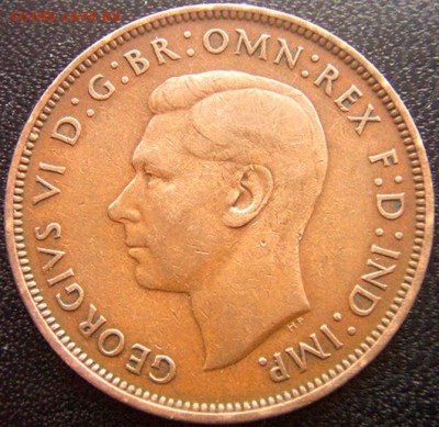 Британский пенни 1946; до 01.04_22.12мск - 9310