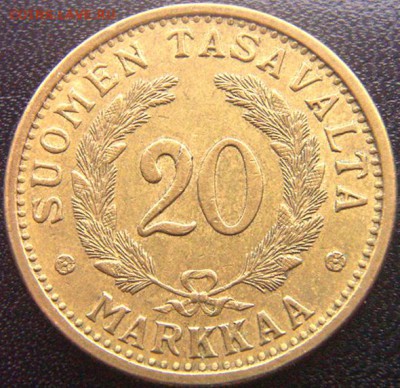Финляндия_20 марок 1938. Отличное качество; до 01.04_22.52мс - 9481