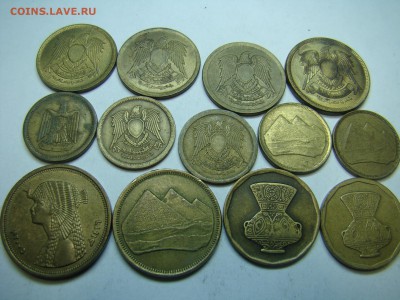 Монеты Египта разные периоды и номиналы 22.10 мск 05.04.2015 - DSC08025.JPG