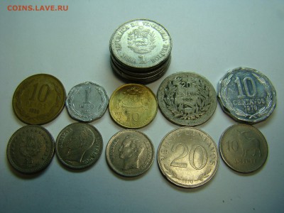 Монеты Венесуэла,Чили,Боливия 22.10 мск 05.04.2015 - DSC08250.JPG