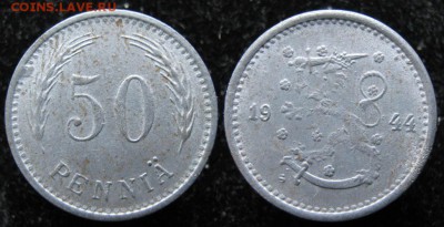 Финляндия 50 пенни 1944 до 07.04.15 в 22.00 - 390 7 Финляндия 50 пенни 1944   075