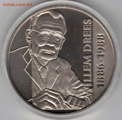 Нидерланды 10 экю 1998 Виллем Дрес 06.04 в 22.00мск (А977) - 4-нид10э98