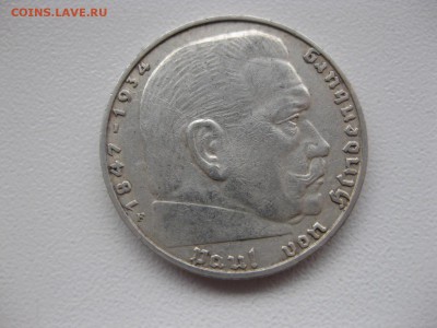 РЕЙХ,2 марки 1937F(Гинденбург)!до 4.04.2015 - IMG_3775.JPG