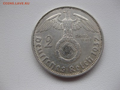 РЕЙХ,2 марки 1937А(Гинденбург)!до 4.04.2015 - IMG_3774.JPG