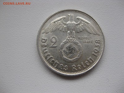 РЕЙХ,2 марки 1938B(Гинденбург)!до 4.04.2015 - IMG_3766.JPG