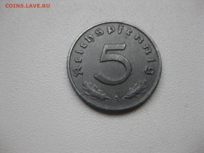РЕЙХ,5 пфеннигов 1943А(цинк)!до 5.04.2015 - IMG_3553.JPG