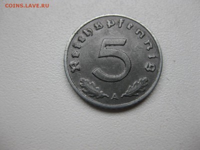 РЕЙХ,5 пфеннигов 1941А(цинк)!до 5.04.2015 - IMG_3549.JPG