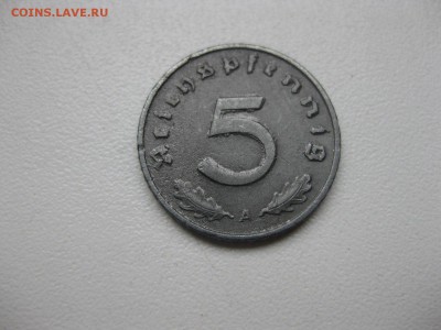 РЕЙХ,5 пфеннигов 1940А(цинк)!до 5.04.2015 - IMG_3547.JPG