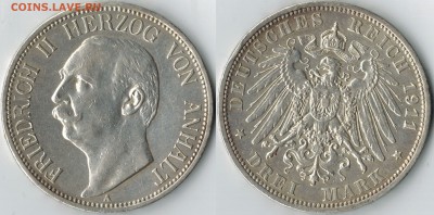 3 марки Ангальт 1909,1911 и Гессен 1910. - 2