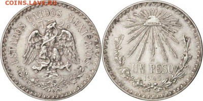 прошу оценки , мексика серебро 1,5 ,10 песо - 1 peso 1043