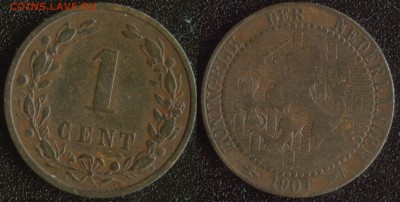 СТАРЫЕ Нидерланды 1 цент 1901 до 22:00мск 10.04.15 - Нидерланды 1 цент 1901
