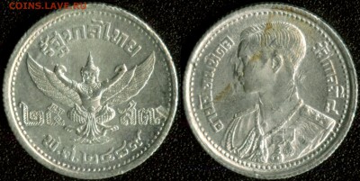 СТАРЫЙ Тайланд 25 сатанг 1946 (олово) до 22:00мск 10.04.15 - Тайланд 25 сатанг 1946