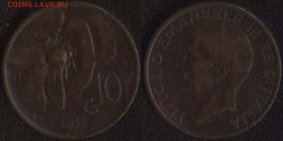 СТАРАЯ Италия 10 чентезимо 1935 до 22:00мск 10.04.15 - Италия 10 чентезимо 1935