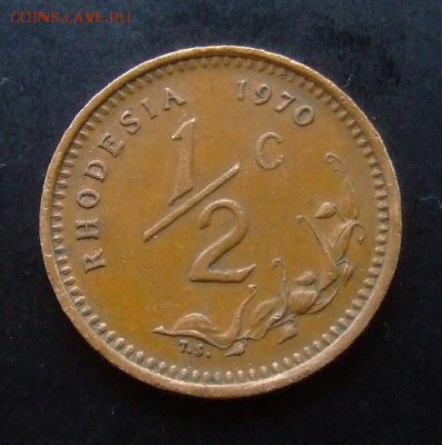 4 - Родезия 0,5 цента (1970) Р